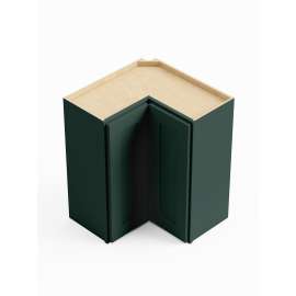 Framington 24-in x 12-in x 36-in Assembled Remington Easy Reach Wall Cabinet With Left-Hand Opening Door, Green, SMWER2436L-ASM-FR01-GR
