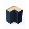 Framington 24-in x 12-in x 42-in Assembled Remington Easy Reach Wall Cabinet With Right-Hand Opening Door, Navy Blue, SMWER2442R-ASM-FR01-NB