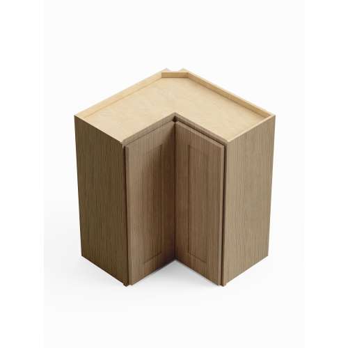 SMWER2442R-ASM-FR01-TW Framington 24-in x 12-in x 42-in Assembled Remington Easy Reach Wall Cabinet With Right-Hand Opening Door, Tan Wood