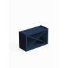 SMWXR3018-ASM-FR01-NB Framington 30-in x 12-in x 18-in Assembled Wine Storage Wall Cabinet, Navy Blue