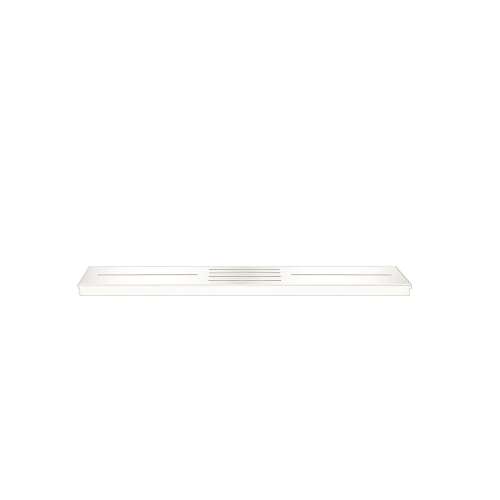 Samuel Müeller FZSCVRC31-648 Drain Cover for Trimslate Shower Bases with Center Drains, White