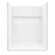 Samuel Mueller Revolution 60 x 30 in. SMC Alcove Shower Kit with Base, Right-Hand Drain, White, SMRFSK6030R-31