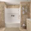Samuel Mueller Revolution 60 x 32 x 17 in. SMC Alcove Bathtub, Right-Hand Drain, White, SMRTTR6032R-31