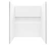 Samuel Mueller Revolution 60 x 32 x 60 in. 4-Piece SMC Subway Tile Shower Wall Kit, White, SMRWK603263-31