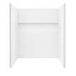 Samuel Mueller Revolution 60 x 32 x 77.2 in. 4-Piece SMC Subway Tile Shower Wall Kit, White, SMRWK603277-31