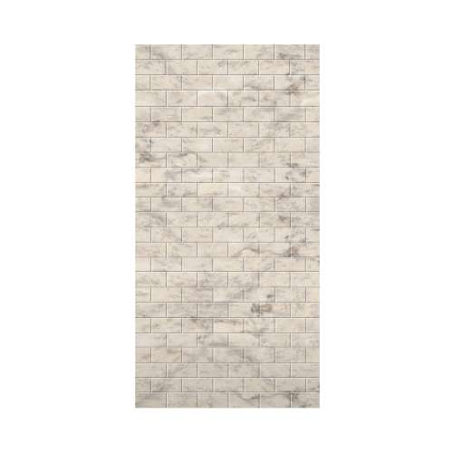 Monterey 48-in x 96-in Glue to Wall Wall Panel, Creme/Tile