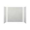 Monterey 60-in x 36-in x 60-in Glue to Wall 3-Piece Tub Wall Kit, Moonstone/Velvet