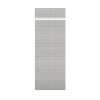 Monterey 36-in x 84+12-in Glue to Wall Transition Wall Panel, Grey Stone/Tile